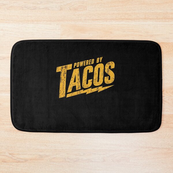Item preview, Funny Powered By Tacos Funny Food Lover Quote Art designed and sold by elderberry.