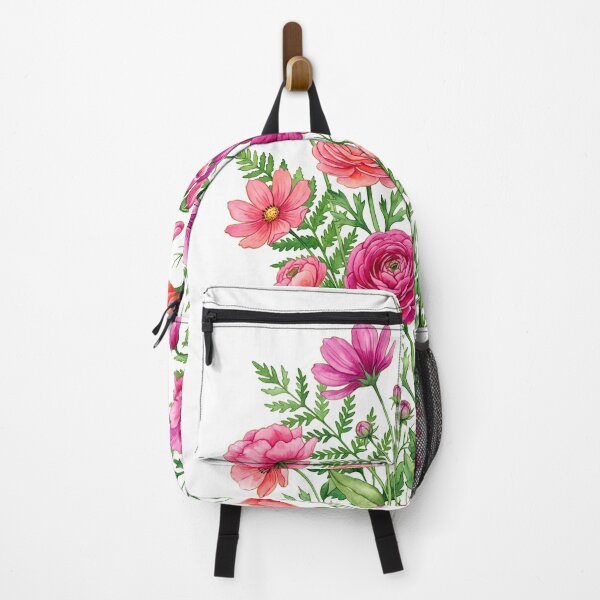Item preview, Vibrant Pink Floral Watercolor Botanical Bouquet designed and sold by ehabm15.
