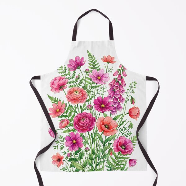 Item preview, Vibrant Pink Floral Watercolor Botanical Bouquet designed and sold by ehabm15.