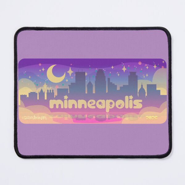 Item preview, City Pop Style Minneapolis Skyline designed and sold by SailorLoonArt.