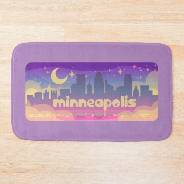 Item preview, City Pop Style Minneapolis Skyline designed and sold by SailorLoonArt.