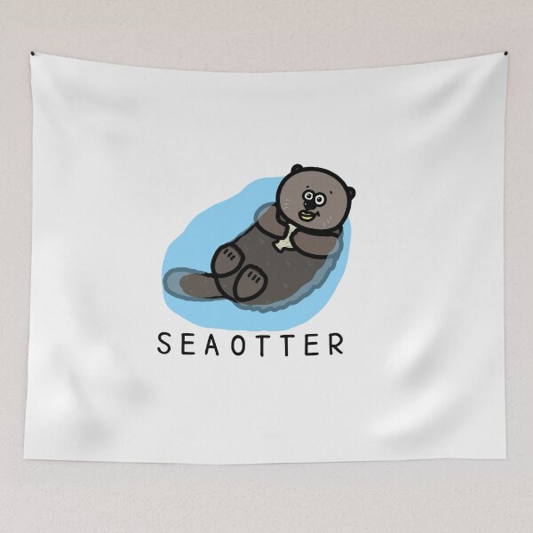Item preview, Cute SEA OTTER designed and sold by kanaehonkawa.