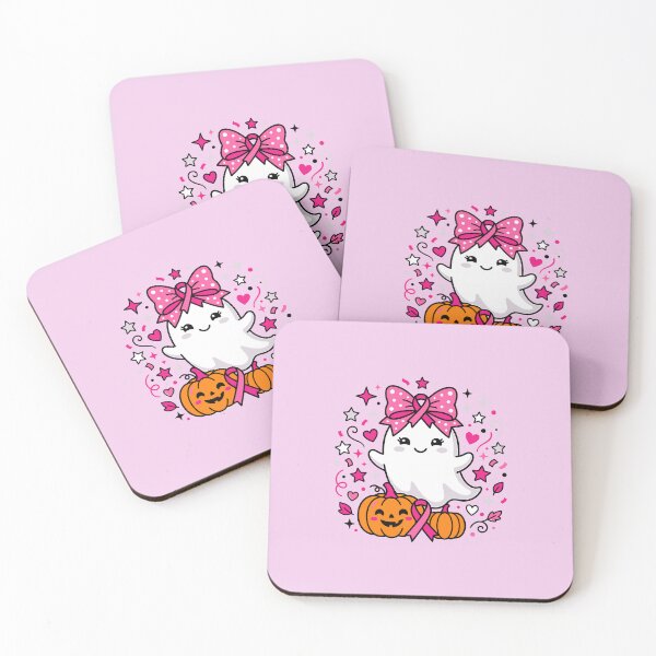 Item preview, Baby ghost with pumpkins for breast cancer awareness  designed and sold by TimesTwoAngela.