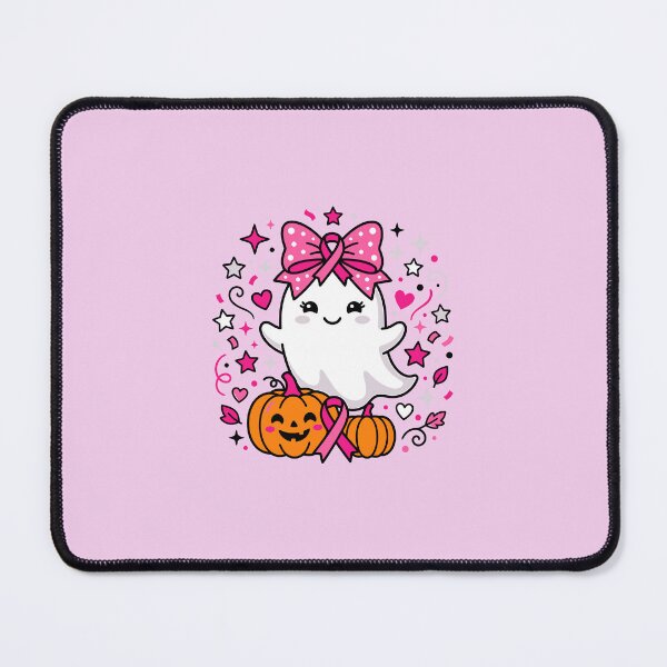 Item preview, Baby ghost with pumpkins for breast cancer awareness designed and sold by TimesTwoAngela.