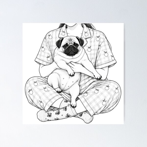 Item preview, Pug Love designed and sold by Teem97.