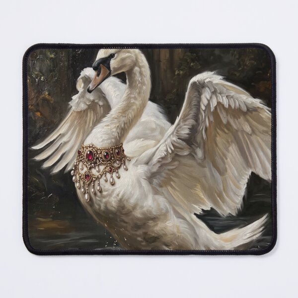 Item preview, Vintage Swan Ruby Pearl Choker designed and sold by The Real Beast Art.
