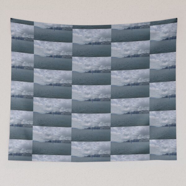 Item preview, Hong Kong Harbour Panorama – City Skyline Beneath Dramatic Skies designed and sold by pbchan.