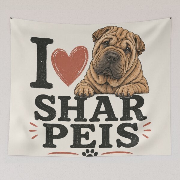 Item preview, I LOVE SHAR PEIS 3 designed and sold by SHARPEI.