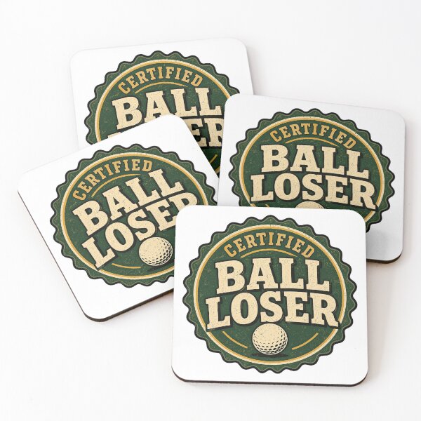 Item preview, Certified Ball Loser Funny Golf Vintage Badge designed and sold by EastEndTownie.