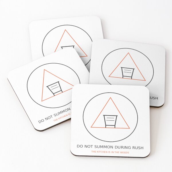 Item preview, Do Not Summon During Rush, Kitchen Design designed and sold by Service and Sorcery.
