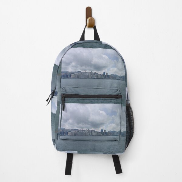Item preview, Hong Kong Harbour Panorama – City Skyline Beneath Dramatic Skies designed and sold by pbchan.