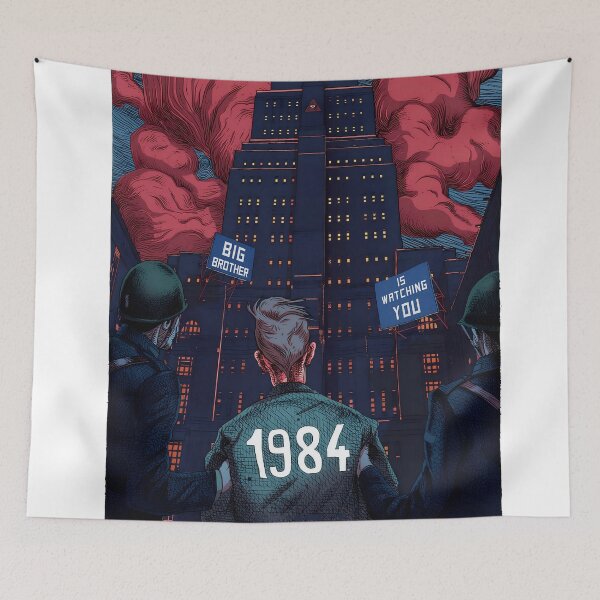 Aperçu de l'œuvre Big Brother vous regarde créée et vendue par SlurmzMcKenzie.