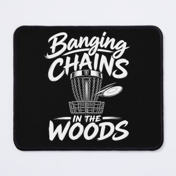 Item preview, Banging Chains In The Woods - Disc Golf Player designed and sold by schnedsthreads.