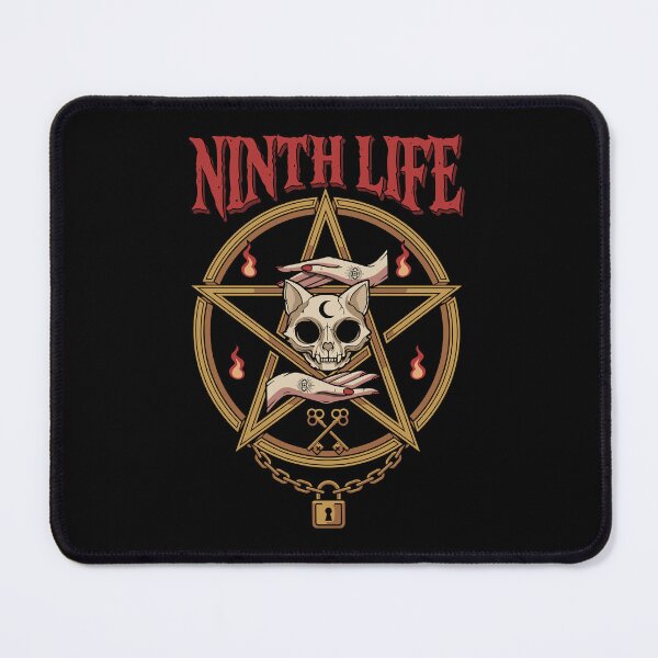 Item preview, Ninth Life - Occult Cat Skull & Witchy Pentagram designed and sold by fabiandesigns88.