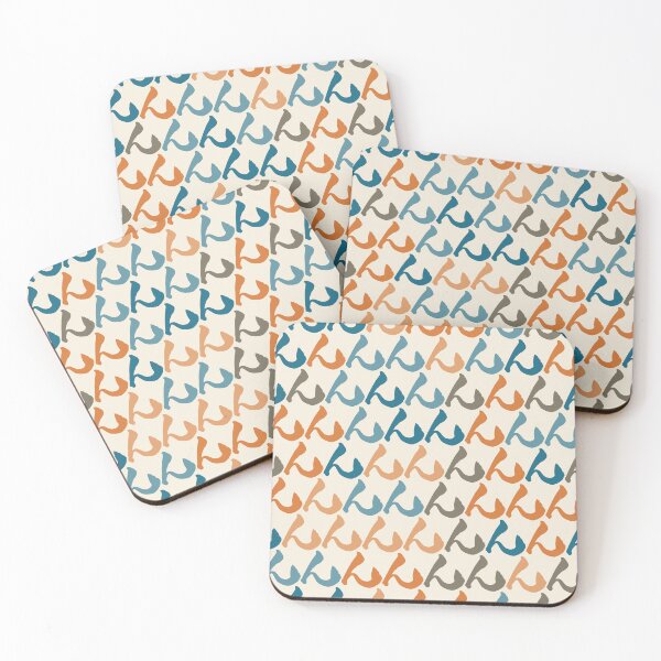 Item preview, Hiragana “N” Pattern – Ocean Orange designed and sold by TexSta.