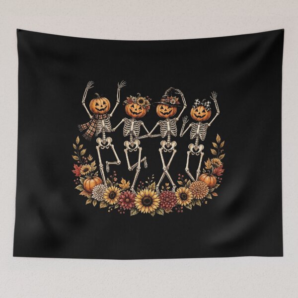 Item preview, Wildflower Skeleton Spooky Floral Botanical Halloween designed and sold by hemagamo.