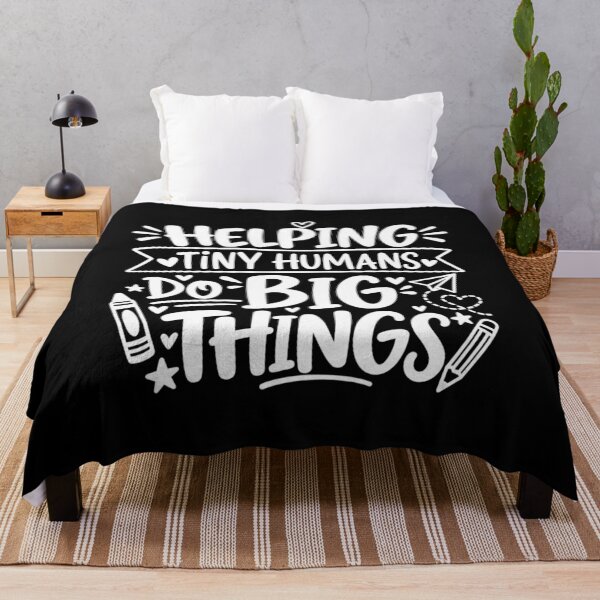 Item preview, Helping Tiny Humans Do Big Things Teacher Cute Typography  designed and sold by Mustapha  ALAHAYANE.