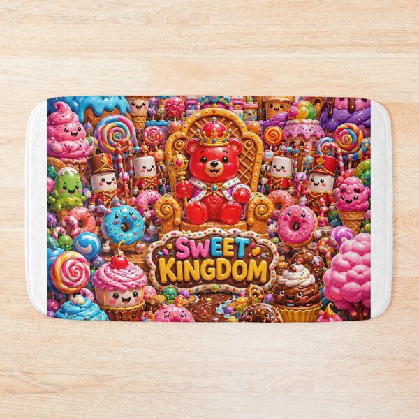 Item preview, Sweet Kingdom: Cute Gummy Bear King, Candy Castle & Cupcakes designed and sold by Aldous-Std.