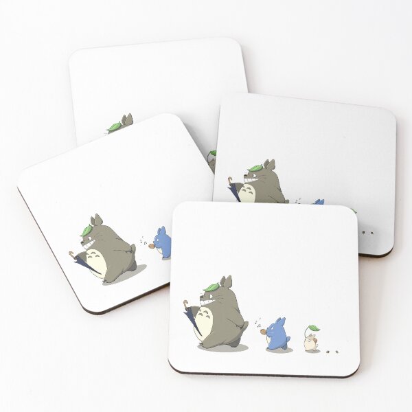 Item preview, Charming Ghibli Totoro Trio Illustration with Whimsical Forest Spirits and Cute Anime  designed and sold by Bloomie_Studio .