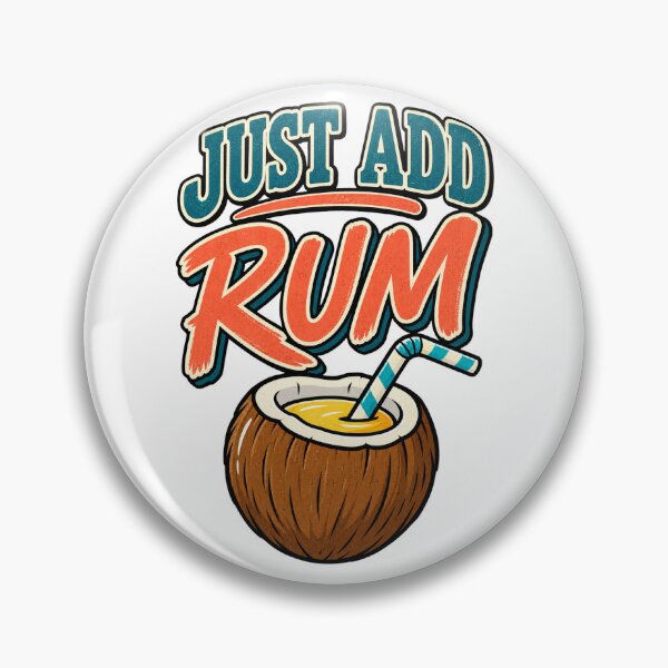 Item preview, Just Add Rum Coconut Drink Tropical Vacation designed and sold by EastEndTownie.