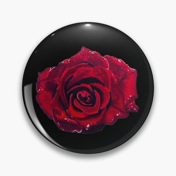 Item preview, Red Rose with Black Background designed and sold by KayleeRoseArt.