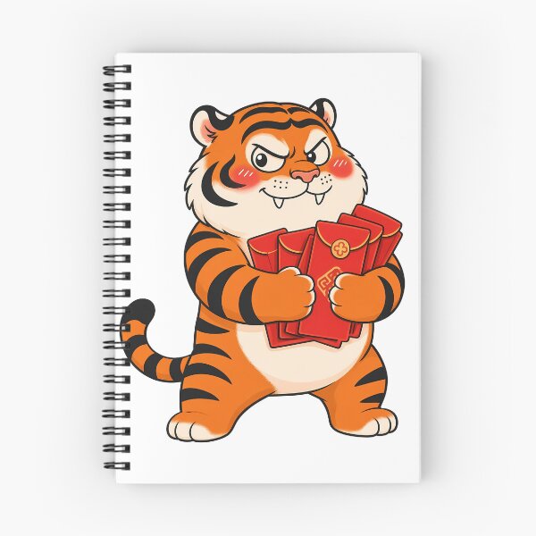 Item preview, Chubby Tiger Holding Lucky Red Envelopes designed and sold by aigcx.