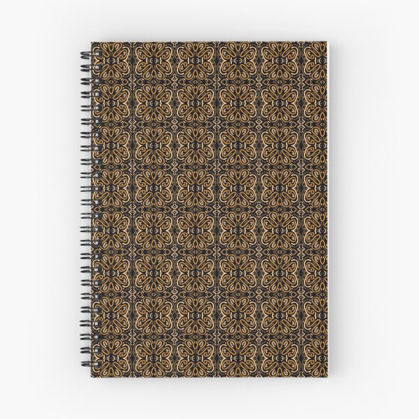 Item preview, Black and Gold Ornate Floral Pattern designed and sold by TheGoodBook2.