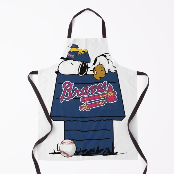 Aperçu de l'œuvre Snoopy endormi Braves Doghouse Baseball créée et vendue par midastouchedme.