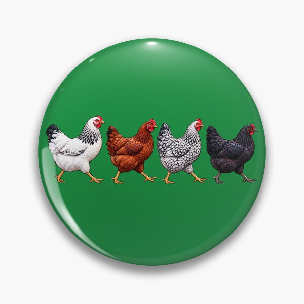 Item preview, Chickens on a Walk designed and sold by gotucoveredart.