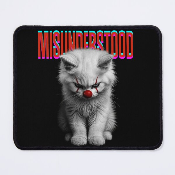 Item preview, Creepy Cute Clown Cat Vintage Horror Streetwear designed and sold by SilverSeaBKK.
