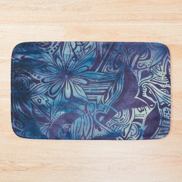 Item preview, Abstract Peace in Blue designed and sold by sarunamii.