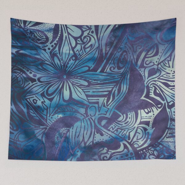 Item preview, Abstract Peace in Blue designed and sold by sarunamii.
