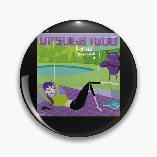 Item preview, Poolside Lounge Girl Purple Bull designed and sold by DigitalThread.
