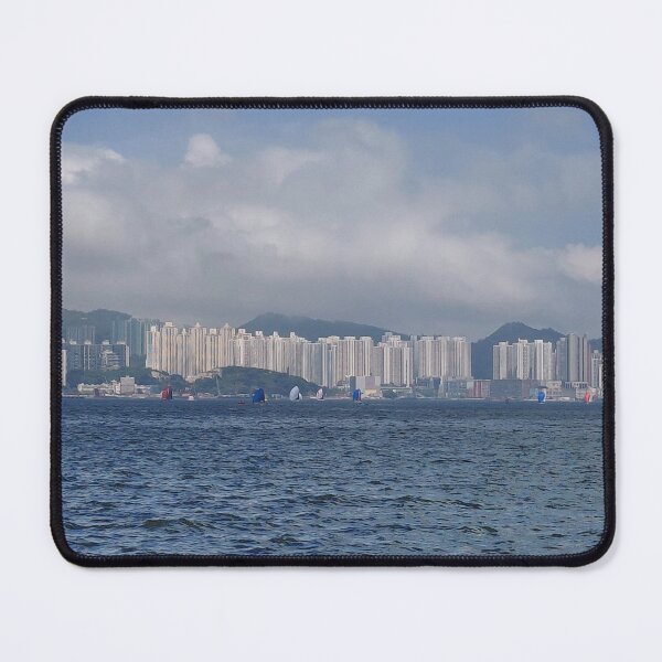 Item preview, Sailing Regatta in Hong Kong Harbour – Maritime Cityscape Photography designed and sold by pbchan.