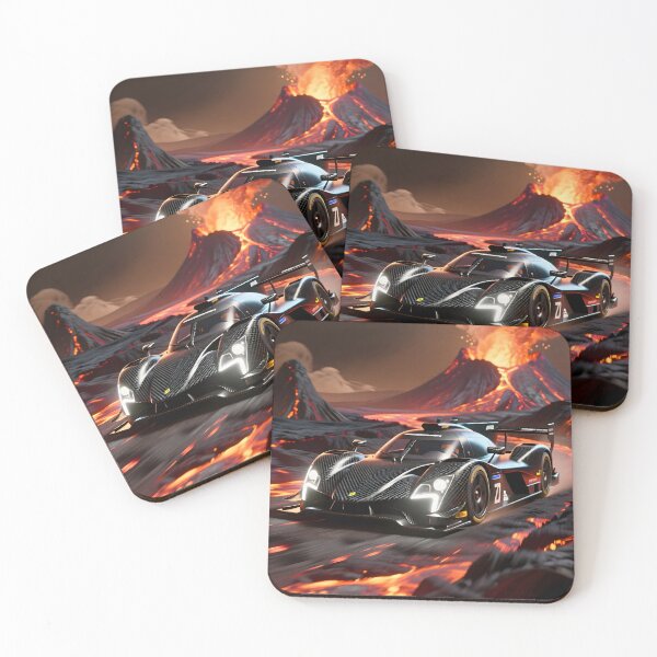 Item preview, Carbon Fiber Supercar on Volcanic Mountain Track designed and sold by Beamsmith.
