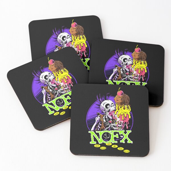 Item preview, NOFX And Thanks For All The Shows Skull Ice Cream Tribute designed and sold by SaeedMoosa.