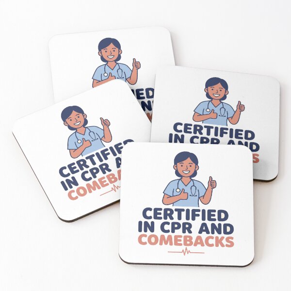Item preview, Funny Nurse Shirt - Certified In CPR And Comebacks Gift designed and sold by Harlo.co.