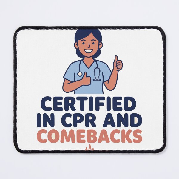 Item preview, Funny Nurse Shirt - Certified In CPR And Comebacks Gift designed and sold by Harlo.co.