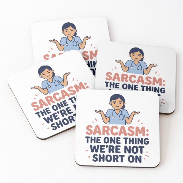Item preview, Funny Nurse Shirt - Sarcasm We're Not Short On - Gift designed and sold by Harlo.co.