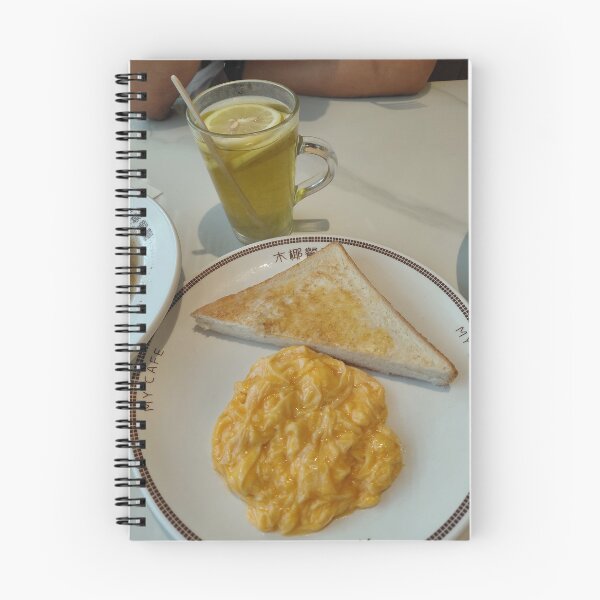 Item preview, Typical Hong Kong Breakfast – Scrambled Eggs, Toast, and Lemon Tea Photography designed and sold by pbchan.