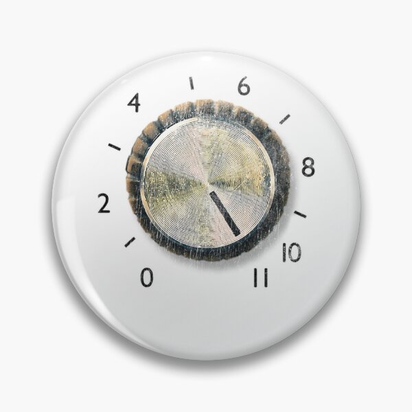 Item preview, Metallic Amplifier Volume Knob Eleven Marker designed and sold by DigitalThread.