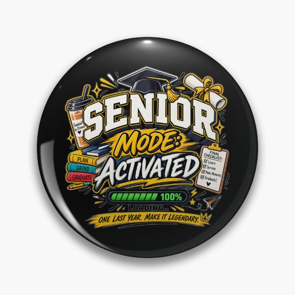 Item preview, Senior Mode Activated – Funny Graduation Senior Year Design designed and sold by RJACreative.