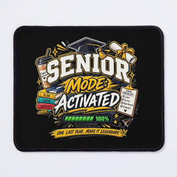 Item preview, Senior Mode Activated – Funny Graduation Senior Year Design designed and sold by RJACreative.