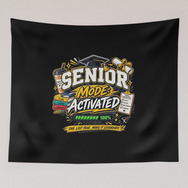 Item preview, Senior Mode Activated – Funny Graduation Senior Year Design designed and sold by RJACreative.