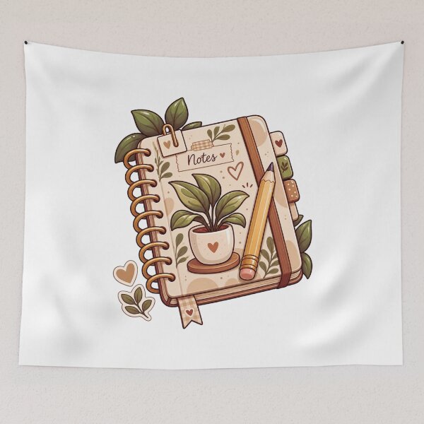 Item preview, Cozy Notes Book designed and sold by LuveraxArt.