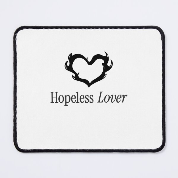 Item preview, Hopeless Lover – Flaming Heart Aesthetic Design designed and sold by MartoonbagCorp.