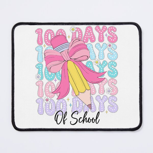 Item preview, 100 Days of School Coquette Pencil Bow designed and sold by varin-studio.