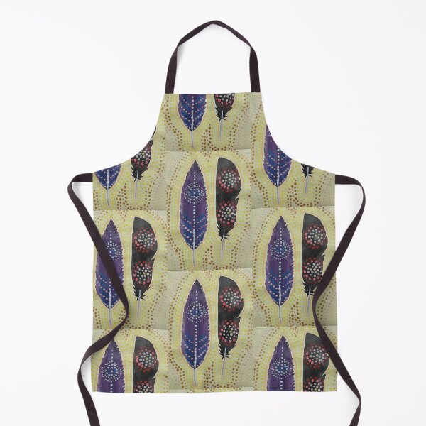 Item preview, Dot Art Feathers – Purple and Black Aboriginal-Style Painting designed and sold by pbchan.
