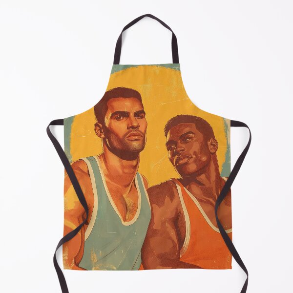 Item preview, Retro Men in Undershirts Homoerotic Art designed and sold by Seduction-art.