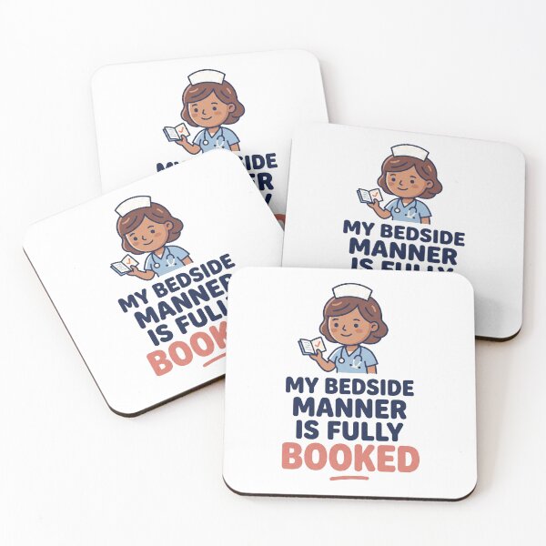 Item preview, Funny Nurse Shirt - Bedside Manner Fully Booked - Gift designed and sold by Harlo.co.